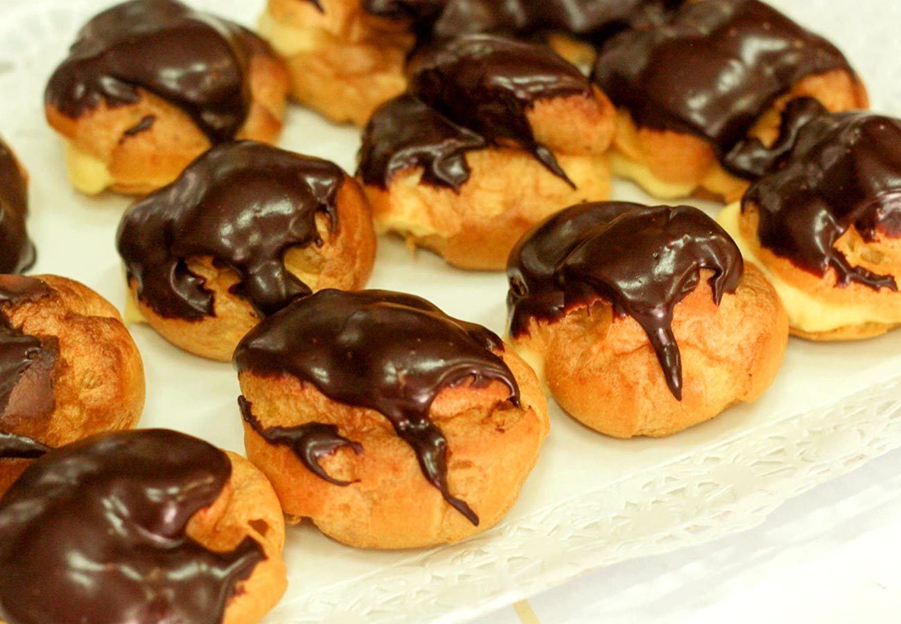 petit choux de chocolate